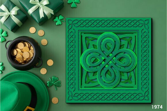 Celtic Knot Shamrock SVG Layer Cut 1974: A Practical Design Resource for Papercraft and Creative Projects