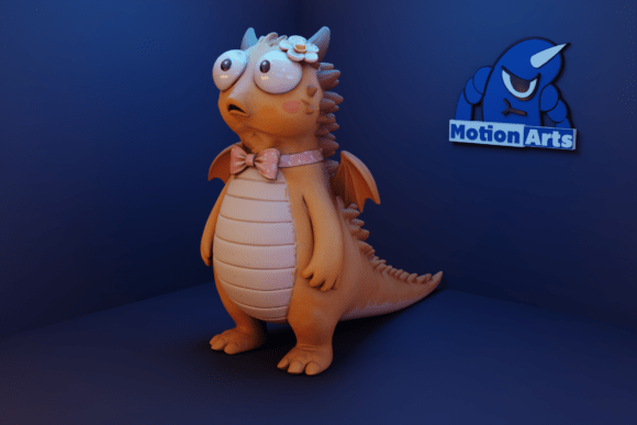 Clay-Style Dragon: A Beginner-Friendly 3D Model for Creative Expression