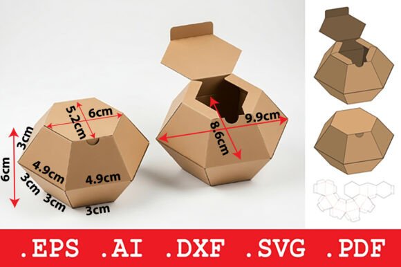Geometric Hexagonal Gift Box: Elevating Packaging with Style and Functionality