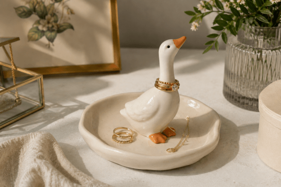 Goose Ring Holder STL: A Stylish and Functional 3D Printing Project