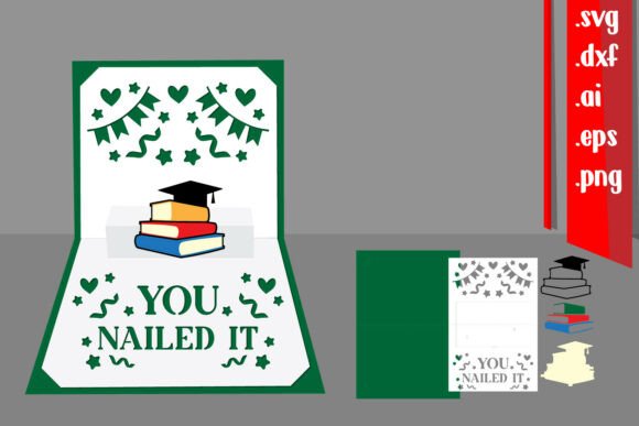 Graduation Popup Card DIY with Envelope: A Crafty Celebration Ready to Print