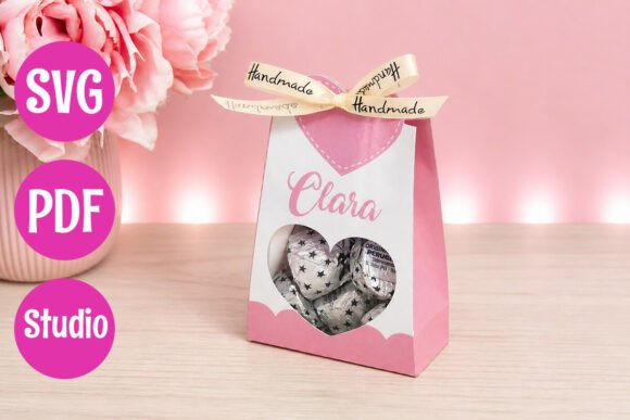Heart Window Box Template for Elegant Packaging