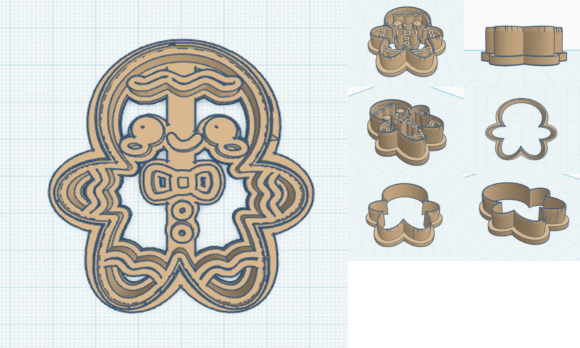 Kawaii Gingerbread Man Cookie Cutters: The Perfect Addition to Your Holiday Baking