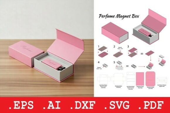 Luxury Magnetic Rigid Perfume Box Dielin