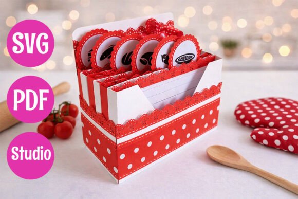 Organize Your Kitchen with a Recipe Holder Storage Box