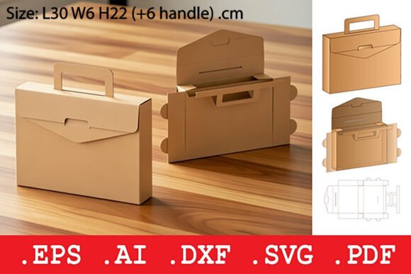 Practical Packaging: The Folding Handle Box with Envelope Flap