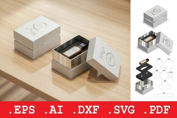 Rigid Box with Product Support and Lid