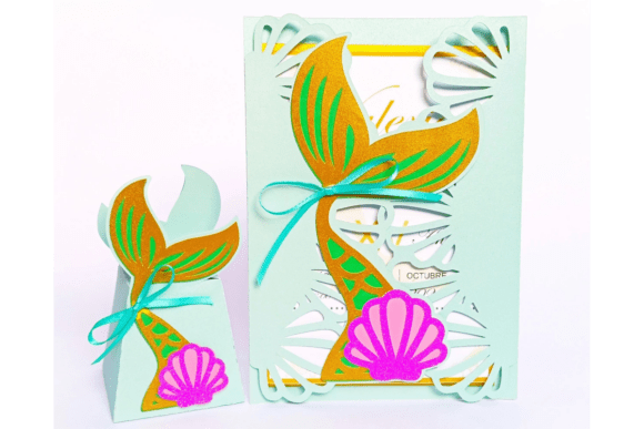 SVG SIREN SET: Box & Gate-Fold Card