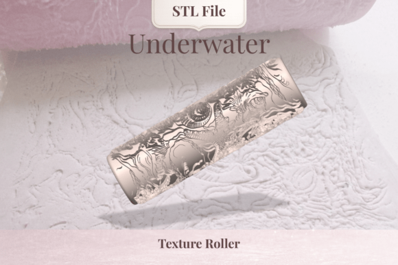 Underwater Texture Roller for Polymer Clay Projects